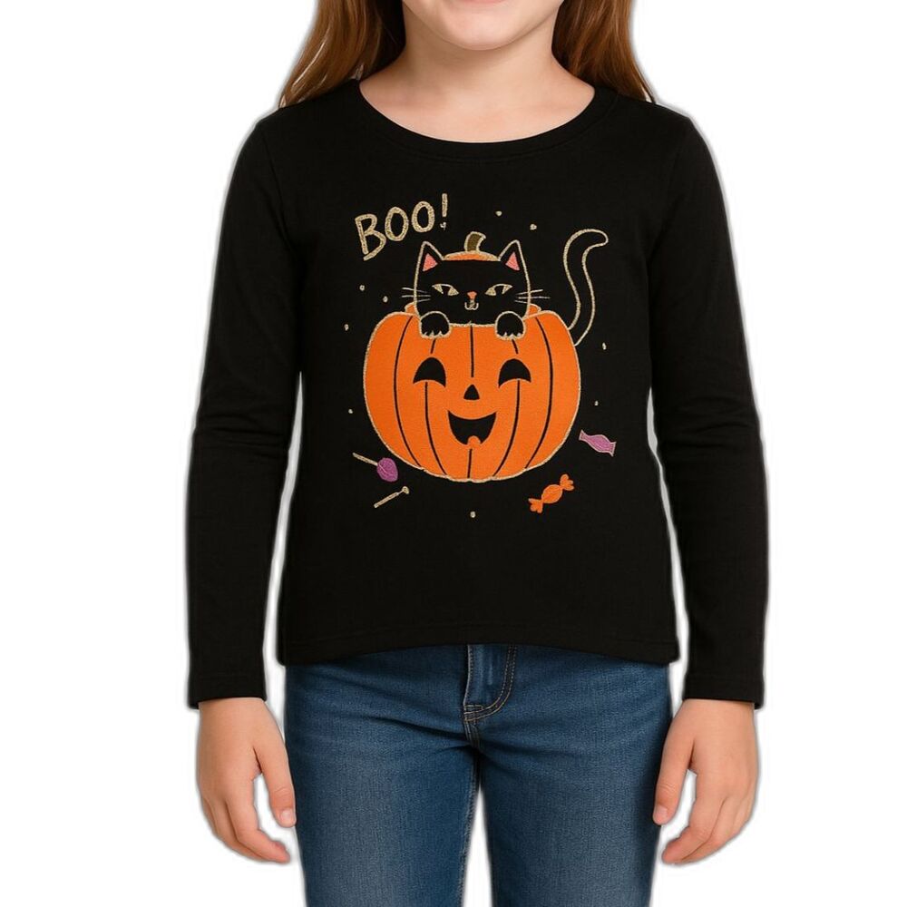 Carter’s Kids Halloween Graphic Long Sleeve Tee | Size 10